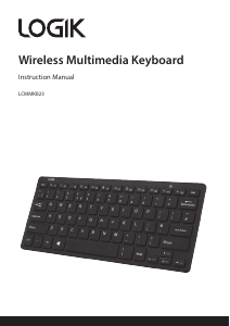 Handleiding Logik LCMMKB23 Toetsenbord