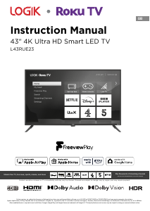 Manual Logik L43RUE23 LED Television