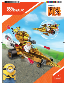 Handleiding Mega Construx set FDX84 Despicable Me 3 Dru's transformerende auto