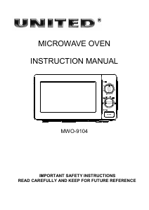 Handleiding United MWO-9104 Magnetron