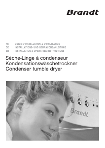 Mode d’emploi Brandt BWD35T Sèche-linge