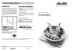 Mode d’emploi Brandt KG51WE2 Cuisinière