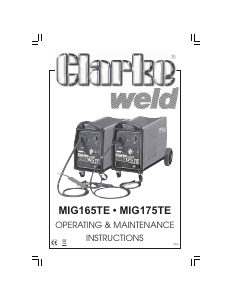 Handleiding Clarke MIG 165TE Lasapparaat