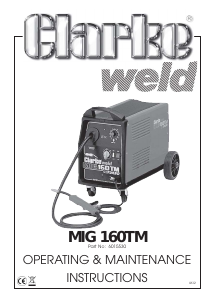 Manual Clarke MIG 160TM Welder