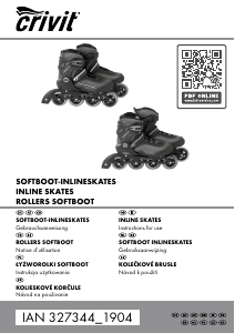 Bedienungsanleitung Crivit IAN 327344 Inline skates