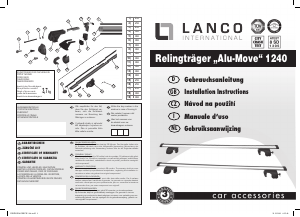 Handleiding Lanco Alu-Move 1240 Dakdrager