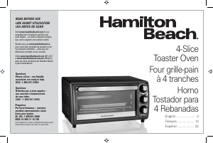 Handleiding Hamilton Beach 31148 Oven