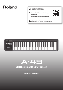 Manual Roland A-49 Digital Keyboard