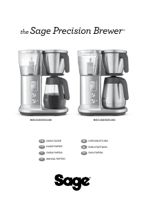 Manual Sage SDC450 Precision Brewer Coffee Machine