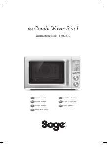 Mode d’emploi Sage SMO870 Combi Wave 3in1 Micro-onde