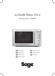 Manual de uso Sage SMO870 Combi Wave 3in1 Microondas