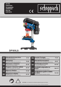 Bedienungsanleitung Scheppach DP16VLS Tischbohrmaschine