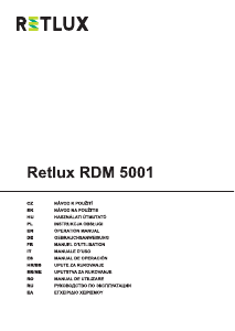 Manuál Retlux RDM 5001 Multimetr