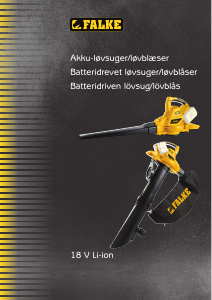 Brugsanvisning Falke 77852 Løvblæser