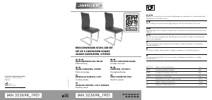 Manual Livarno IAN 323698 Chair