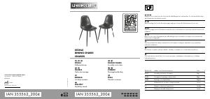 Instrukcja Livarno IAN 355562 Krzesło