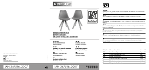 Instrukcja Livarno IAN 347516 Krzesło