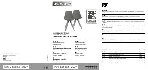 Manual Livarno IAN 345855 Chair