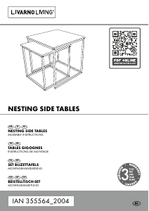 Mode d’emploi Livarno IAN 355564 Table d'appoint