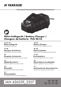 Instrukcja Parkside IAN 426039 Ładowarka akumulatorów