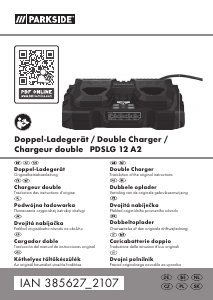 Manuale Parkside IAN 385627 Caricabatterie