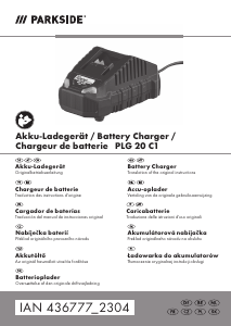 Mode d’emploi Parkside IAN 436777 Chargeur de batterie