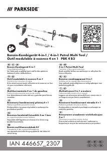 Mode d’emploi Parkside IAN 446657 Débroussailleuse