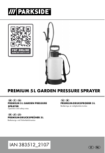 Manual Parkside IAN 383512 Garden Sprayer