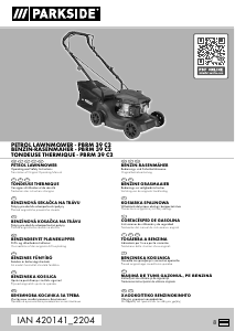 Manual Parkside IAN 420141 Mașină de tuns iarbă