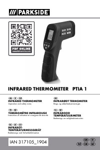 Bedienungsanleitung Parkside IAN 317105 Thermometer