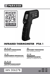 Brugsanvisning Parkside IAN 306278 Termometer