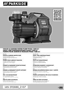 Manual Parkside IAN 393888 Water Pump