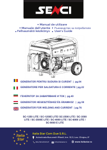 Manuale Senci SC-9000 E LITE Generatore