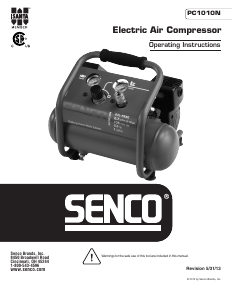 Handleiding Senco PC1010N Compressor
