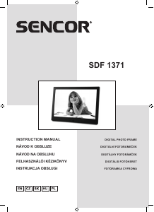 Manual Sencor SDF 1371 Digital Photo Frame