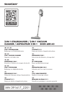 Manual SilverCrest IAN 391617 Vacuum Cleaner