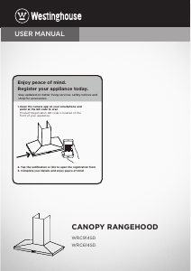 Manual Westinghouse WRC914SD Cooker Hood