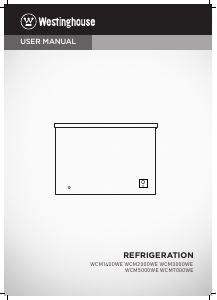 Manual Westinghouse WCM2000WE Freezer