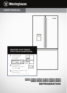 Handleiding Westinghouse WFB4204SC Koel-vries combinatie