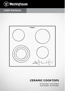 Handleiding Westinghouse WHC933BC Kookplaat