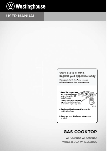 Handleiding Westinghouse WHG955BCA Kookplaat