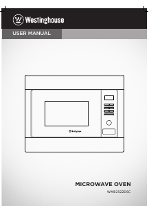 Manual Westinghouse WMB2522DSC Microwave