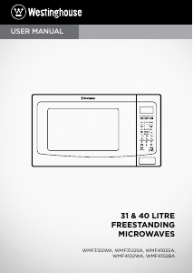 Manual Westinghouse WMF4102BA Microwave