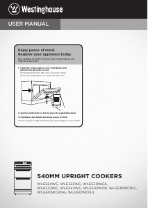 Manual Westinghouse WLE530WCA Range