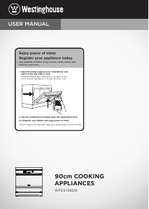 Manual Westinghouse WFE9756DD Range