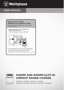 Manual Westinghouse WFE542SCB Range