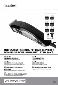 Manual Zoofari IAN 340720 Pet Clipper