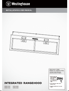 Manual Westinghouse WRI525BC Cooker Hood