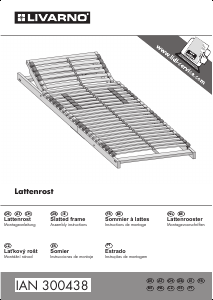 Manuál Livarno IAN 300438 Lamelový postelový rošt