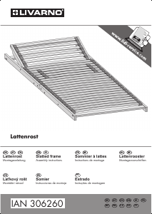 Manuál Livarno IAN 306260 Lamelový postelový rošt